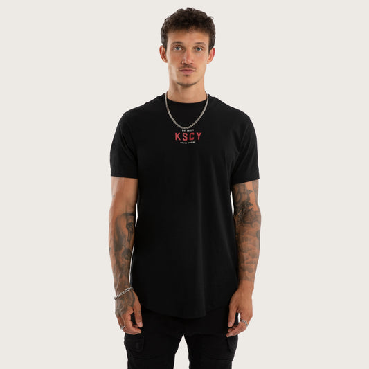 Kiss Chacey Void Dual Curved Tee - Jet Black