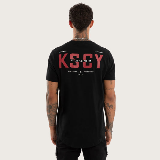 Kiss Chacey Void Dual Curved Tee - Jet Black