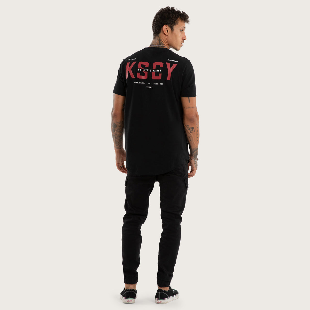 Kiss Chacey Void Dual Curved Tee - Jet Black