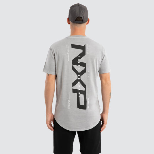 Nena And Pasadena Deliberate Dual Curved Tee - Pigment Alloy