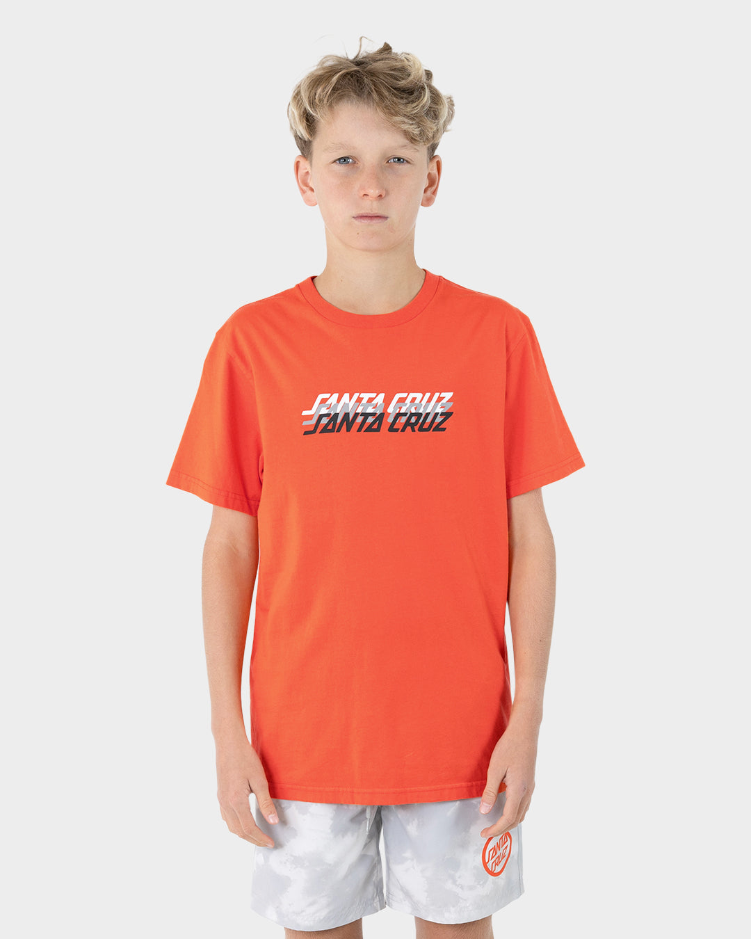 Santa Cruz SC Triple Threat Front Tee - Red