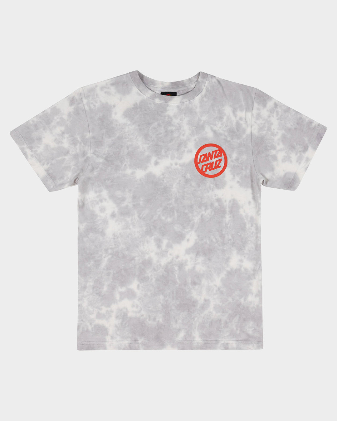 Santa Cruz Bold Ring Dot Tee - Concrete Tie Dye