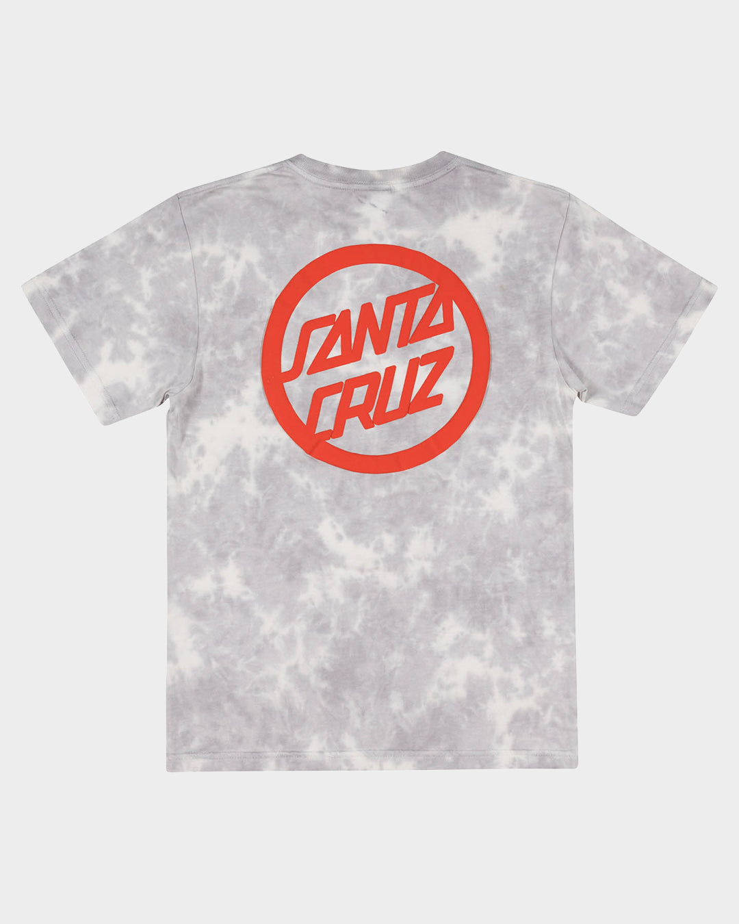 Santa Cruz Bold Ring Dot Tee - Concrete Tie Dye