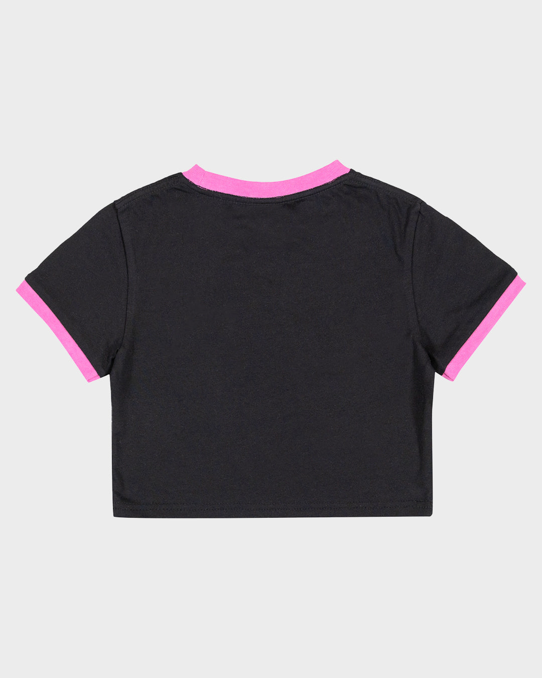 Santa Cruz Balloon Heart Chest  Baby Tee - Black/Pink