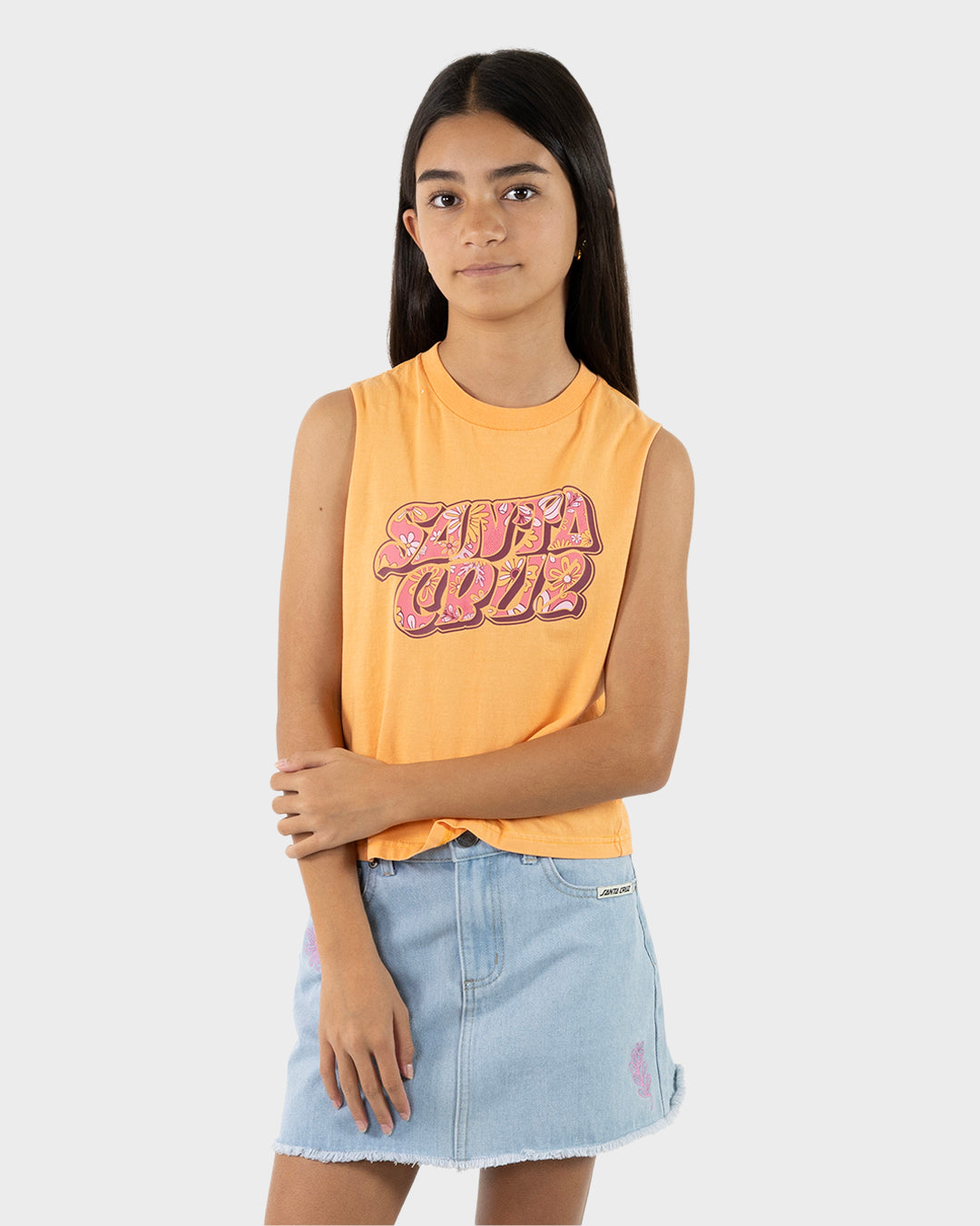 Santa Cruz Vibes Fill Front Muscle - Orange