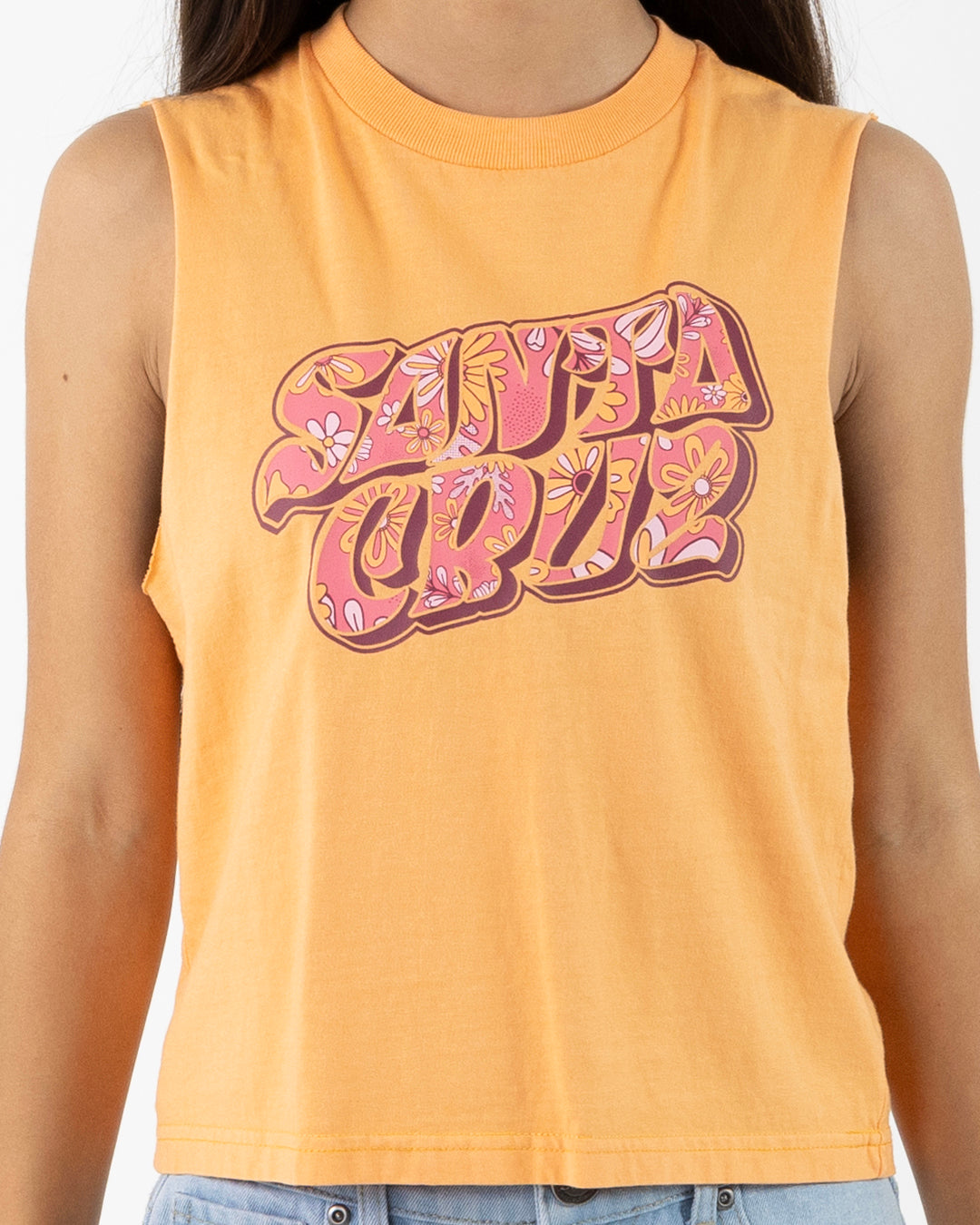Santa Cruz Vibes Fill Front Muscle - Orange