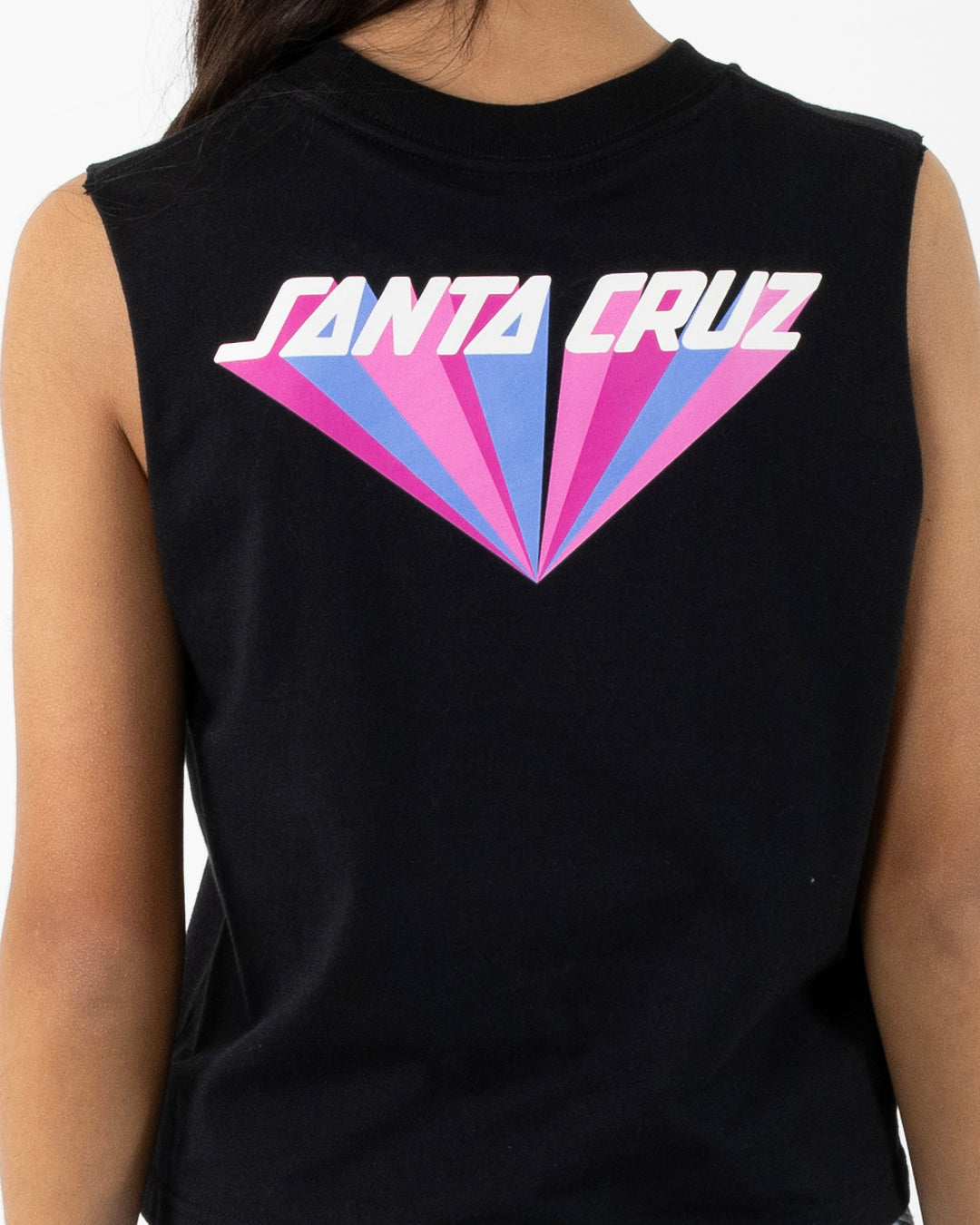 Santa Cruz Delta Strip Muscle Top - Black