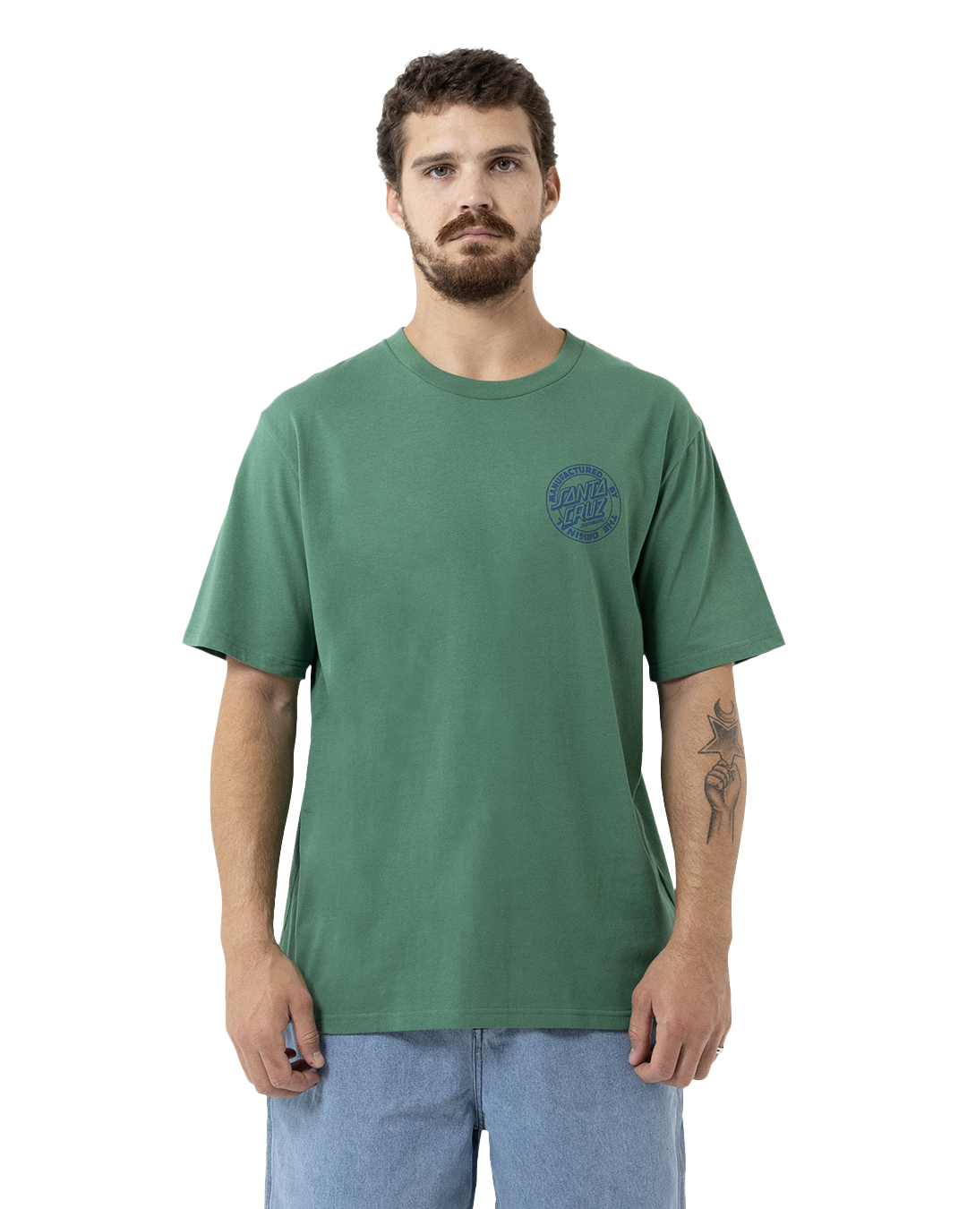 Santa Cruz OS MFG Dot Tee - Green