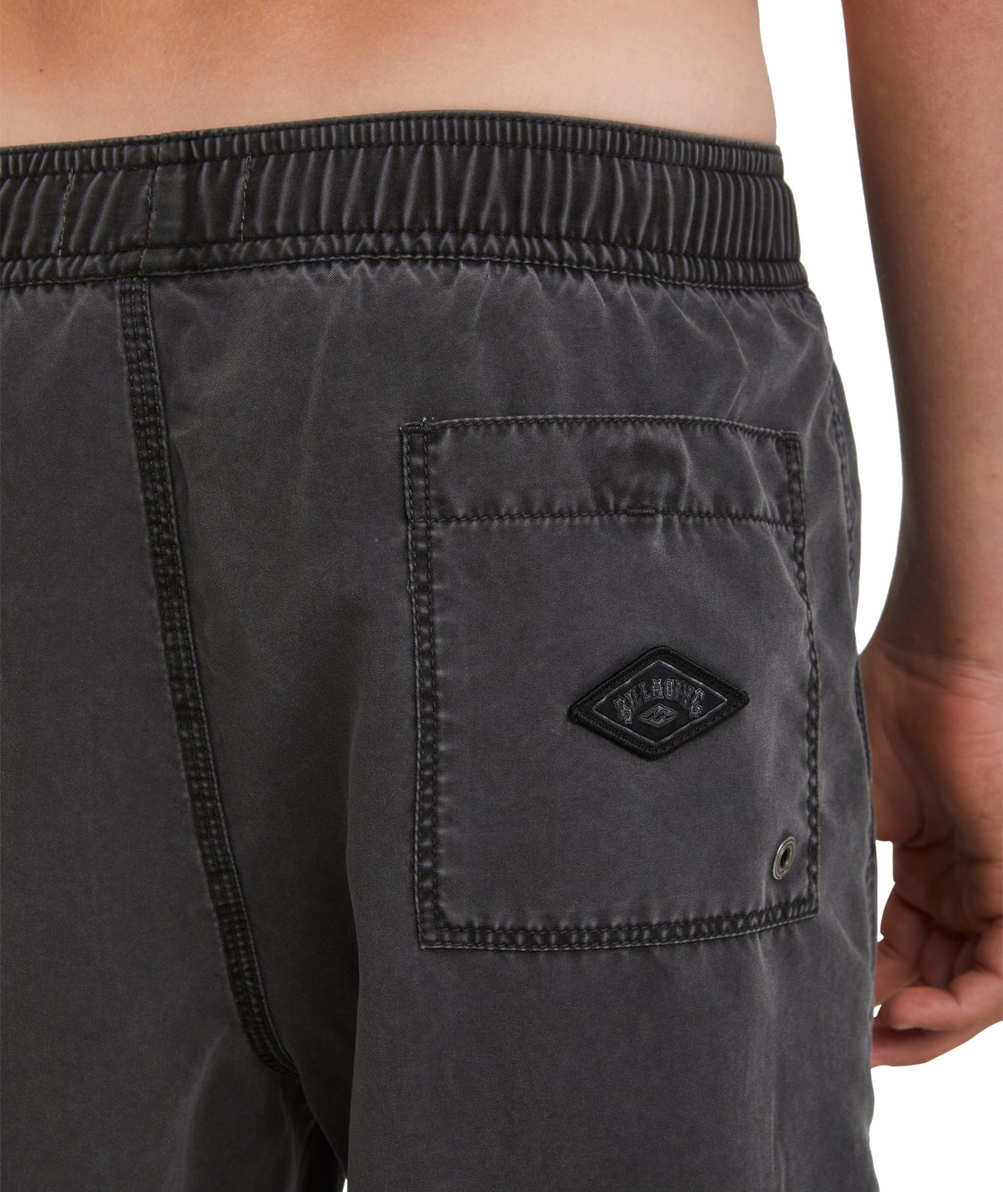 Billabong Boys All Day Overdye Layback - Washed Black