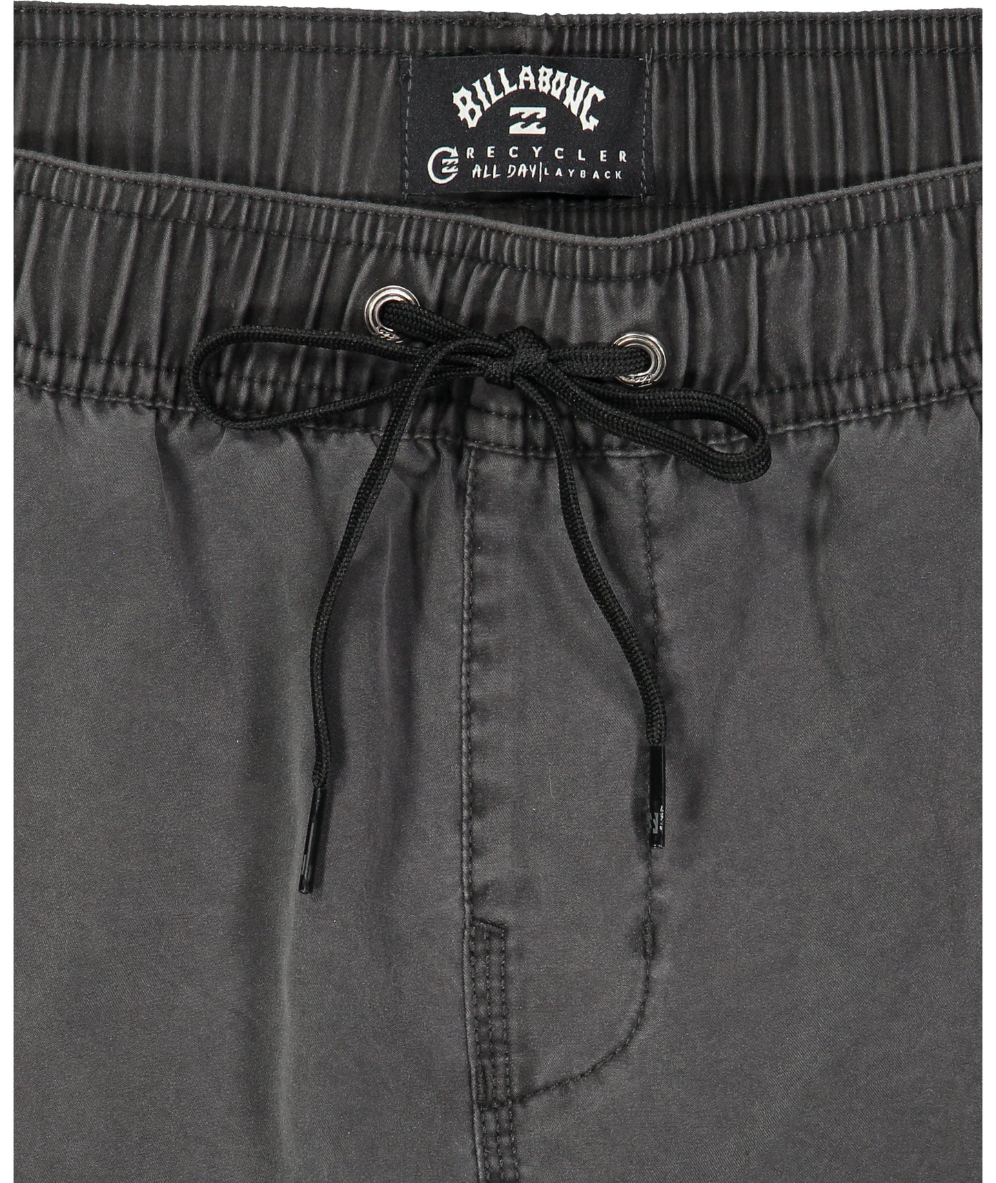 Billabong Boys All Day Overdye Layback - Washed Black