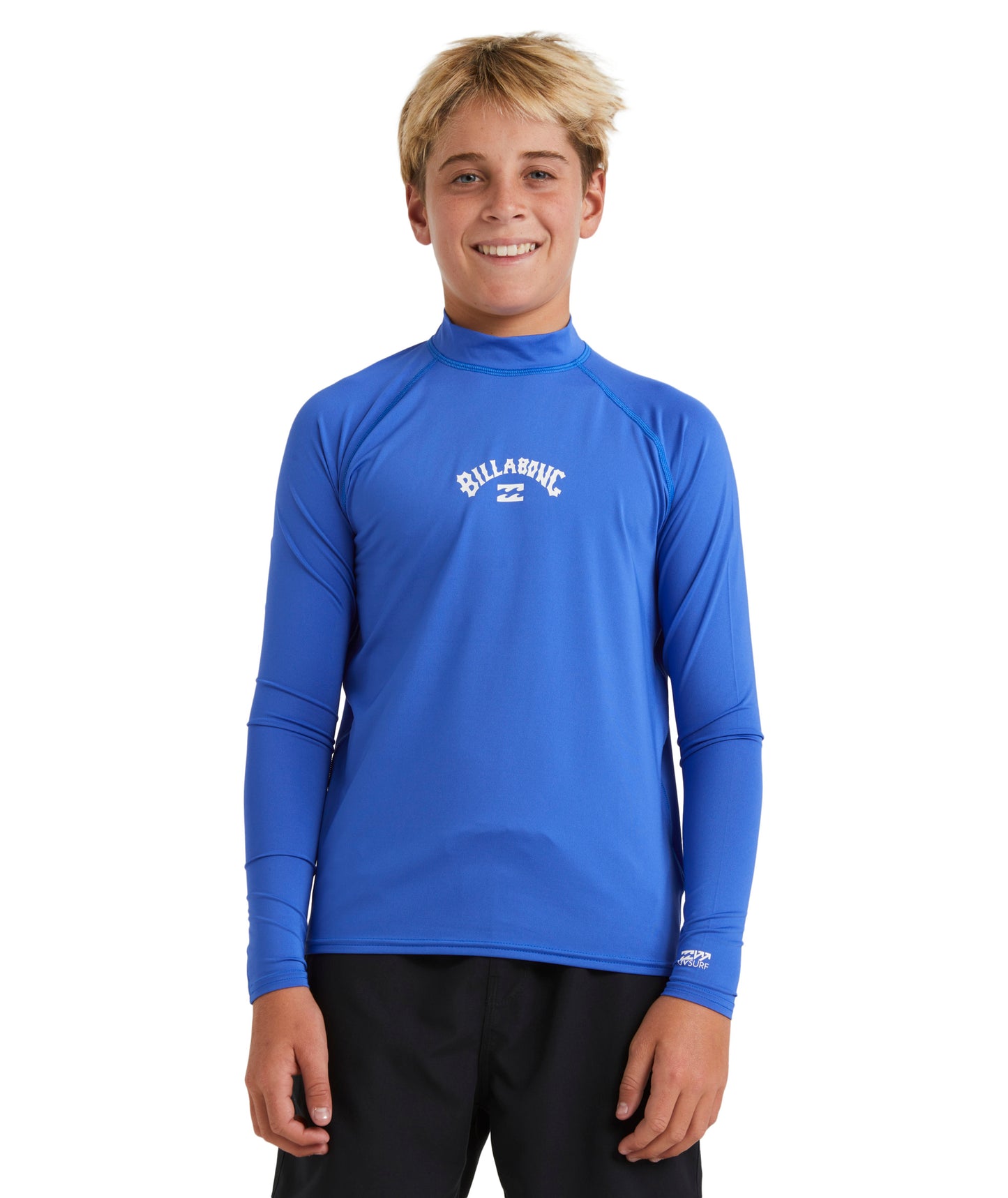 Billabong Boys All Day Arch RF LS Rash Guard - Cobolt