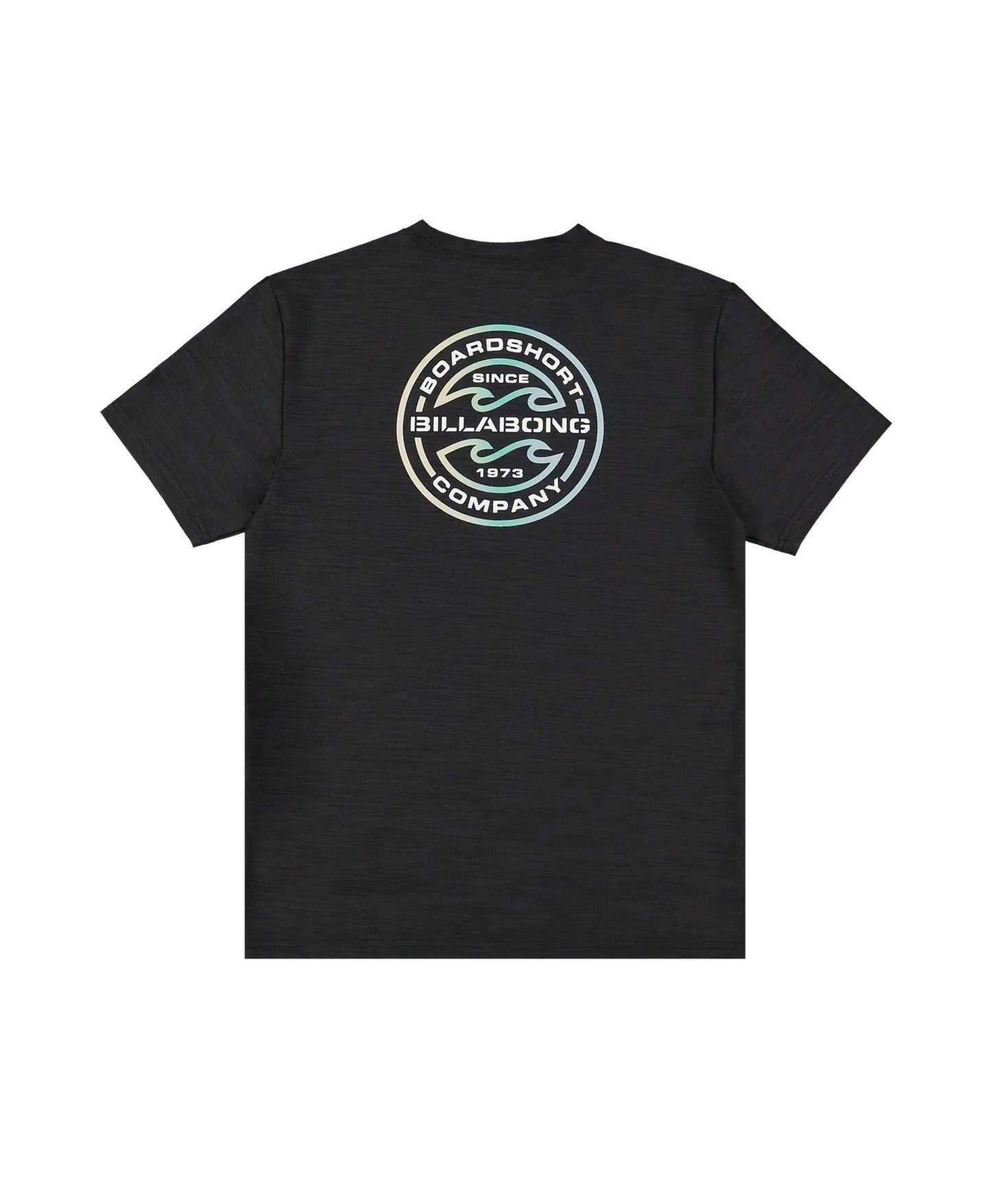 Billabong Groms Rotar Shoreline LF SS Rash Vest - Black Heather - Guys & Girls Surf n Street