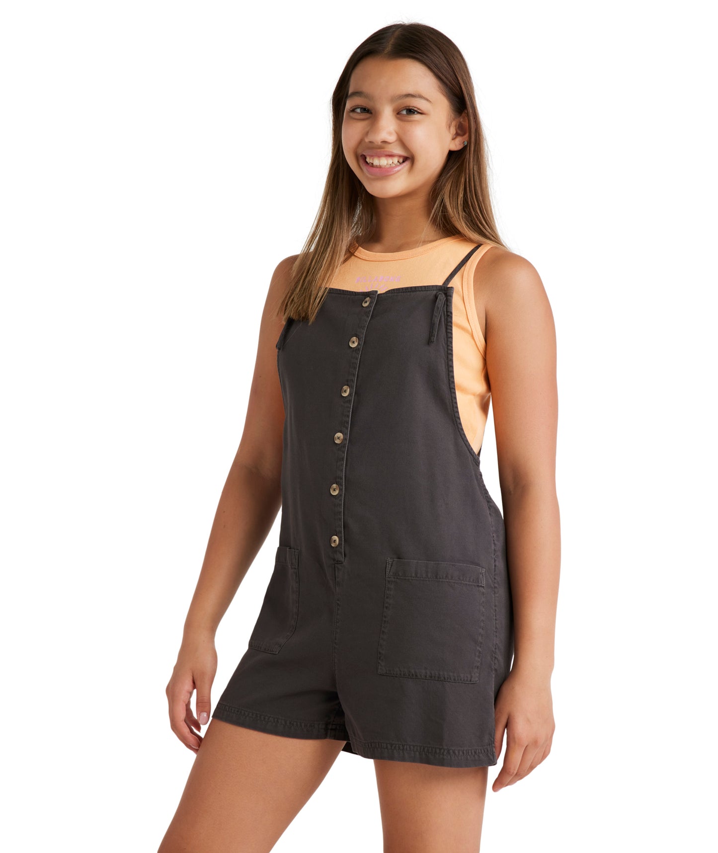 Billabong Wave Watch Jnr Overalls - Off Black