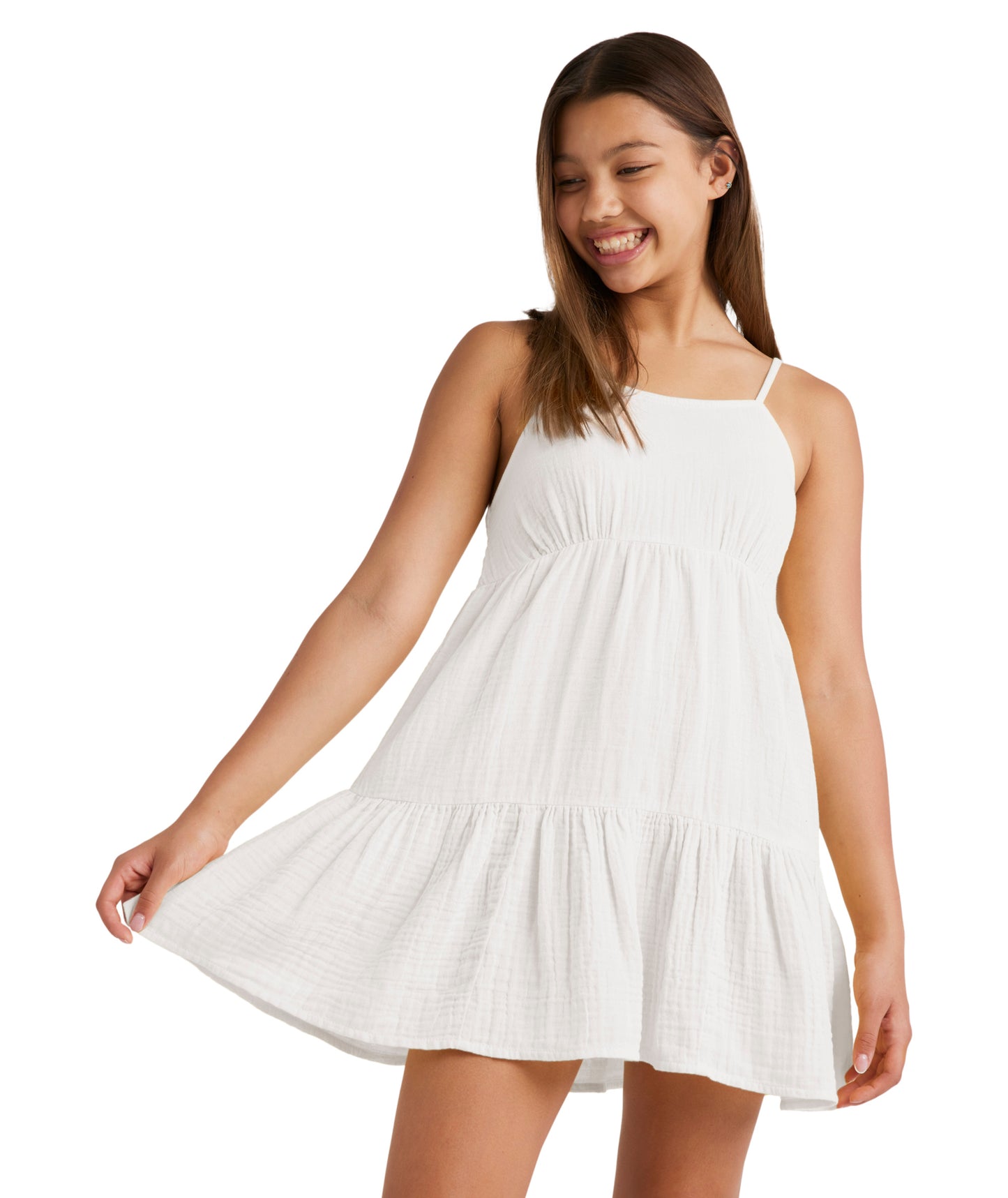 Billabong Wave After Wave Jnr Dress - Salt Crystal