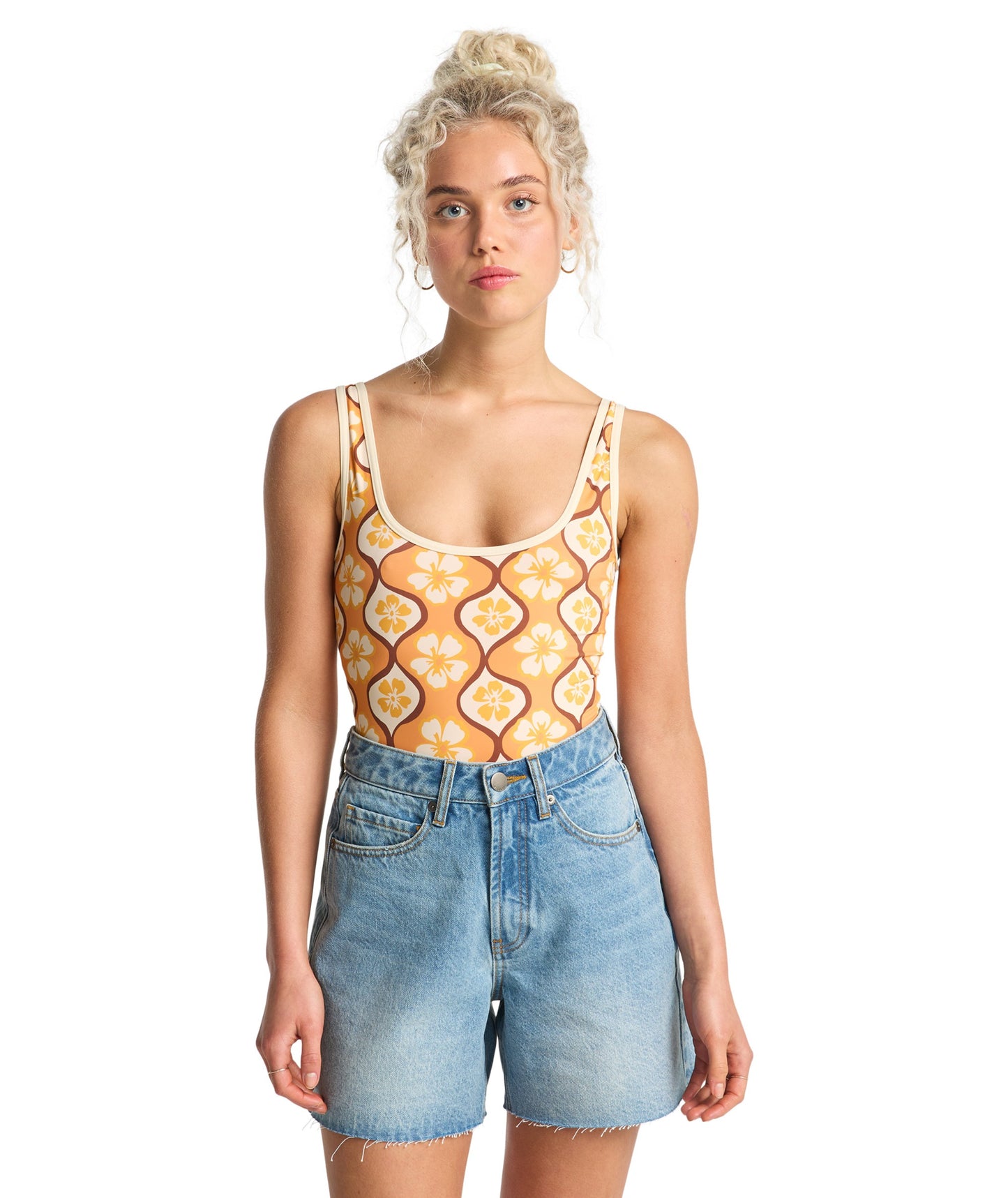 Billabong Riley Denim Short - Faded Indigo Fray