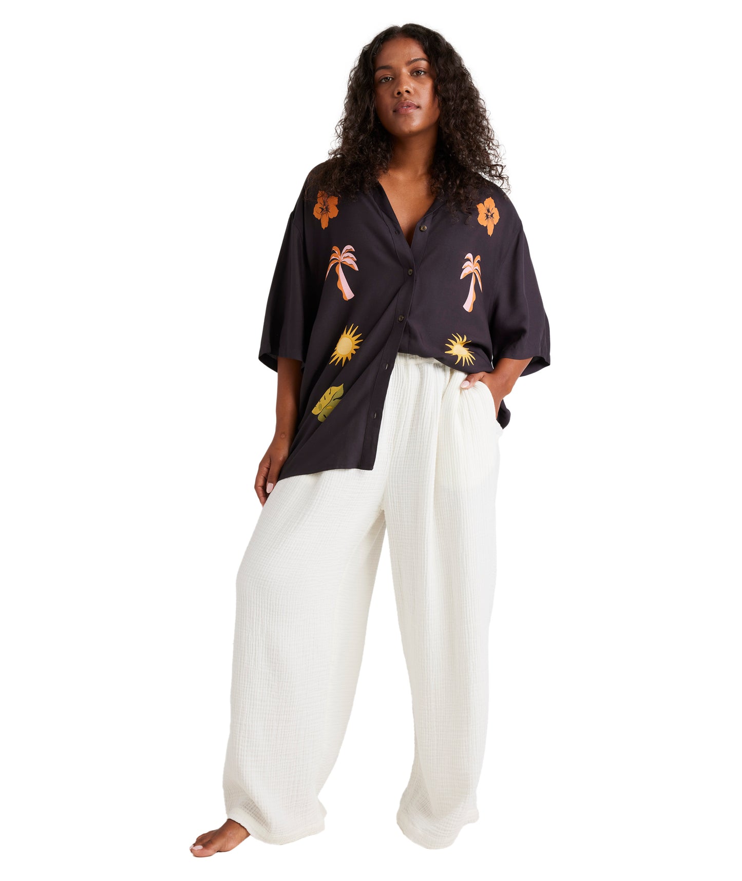 Billabong Follow Me Beach Pant - White