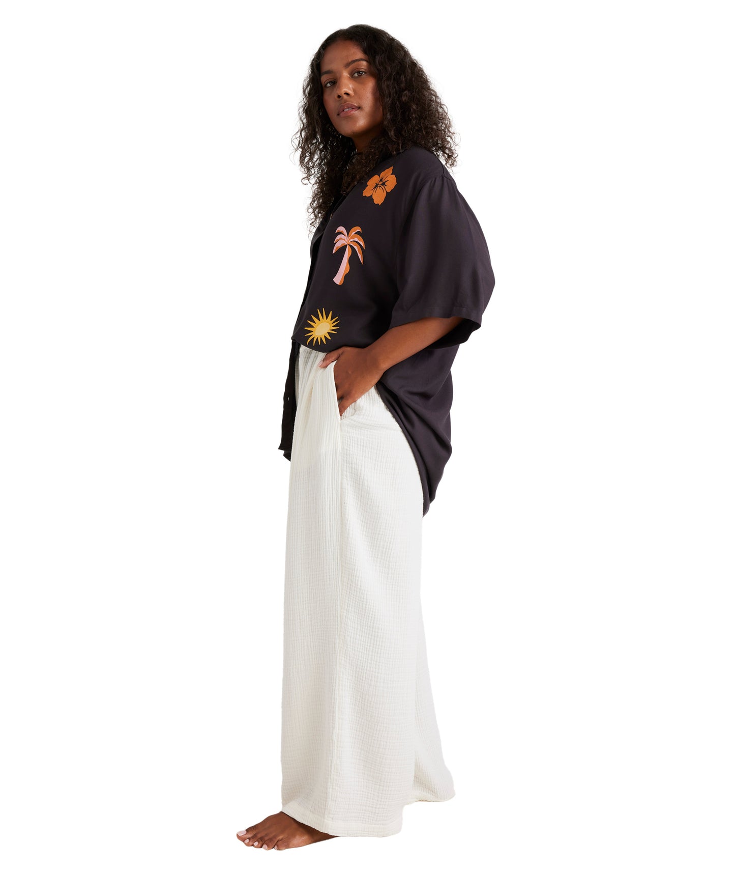 Billabong Follow Me Beach Pant - White