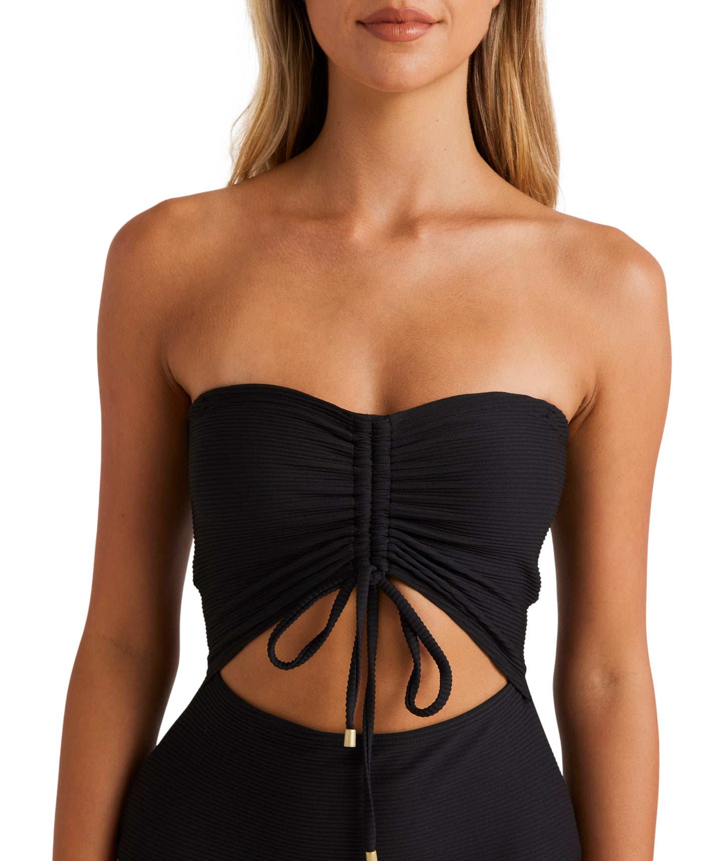 Billabong Tanlines Bandeau Onepiece - Black