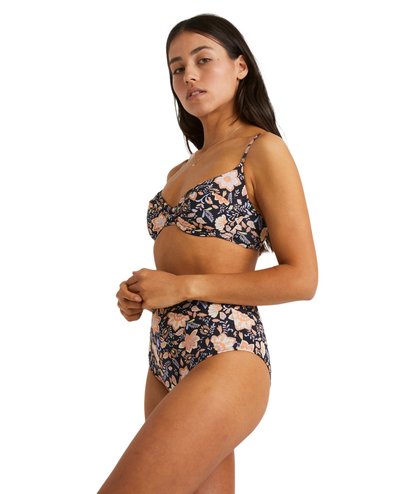 Billabong Hideaway Hippie Nova Dd Bra - Black