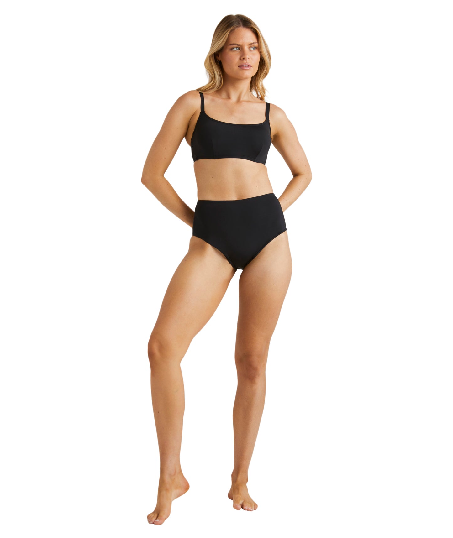 Billabong Sol Searcher Hi Retro Pant - Black Pebble
