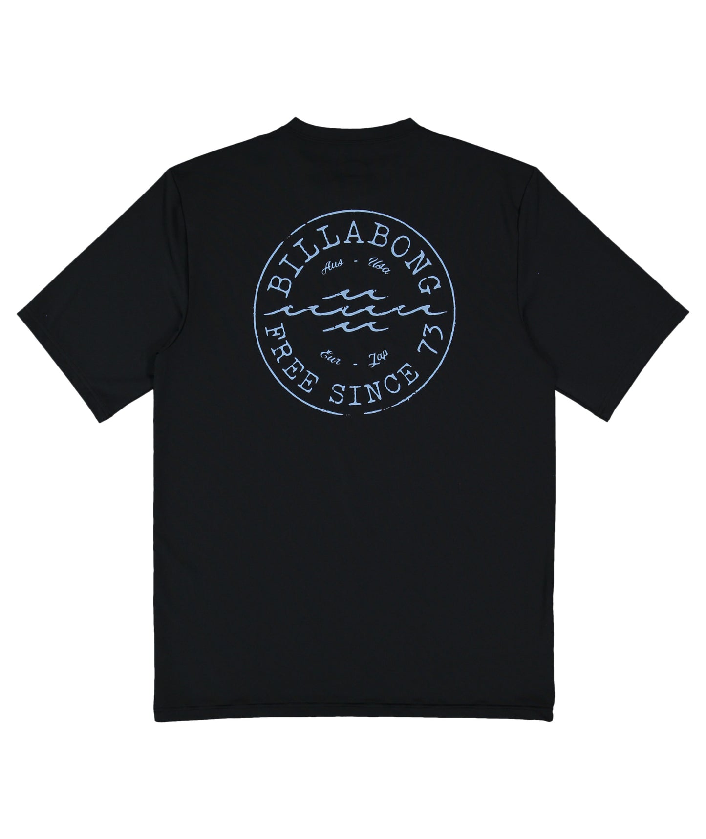 Billabong Big Wave Daz LF SS Rash Vest - Black