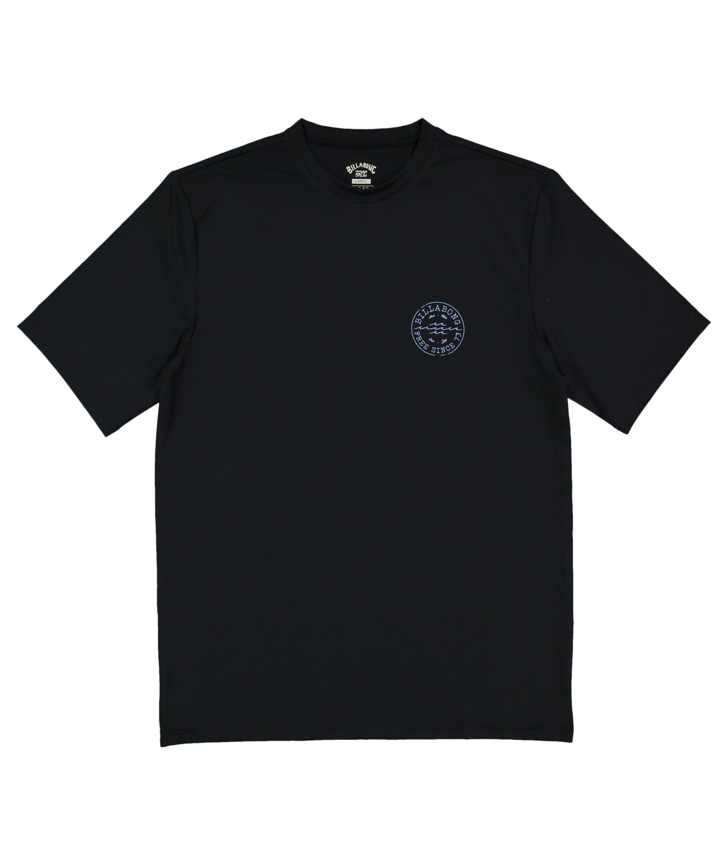 Billabong Big Wave Daz LF SS Rash Vest - Black