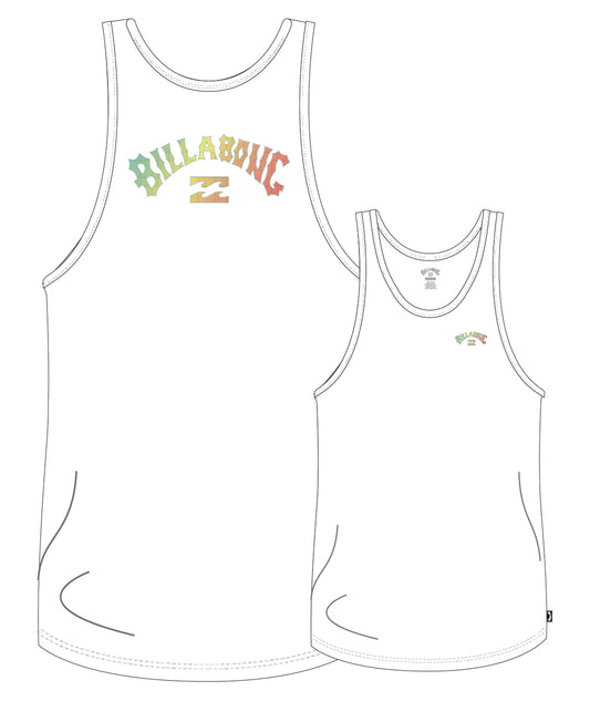 Billabong Arch Fill Tank - White