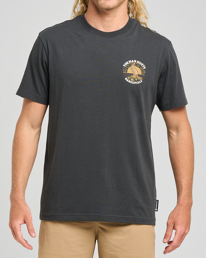 The Mad Hueys  Barsupials SS Tee Vintage - Vintage Black