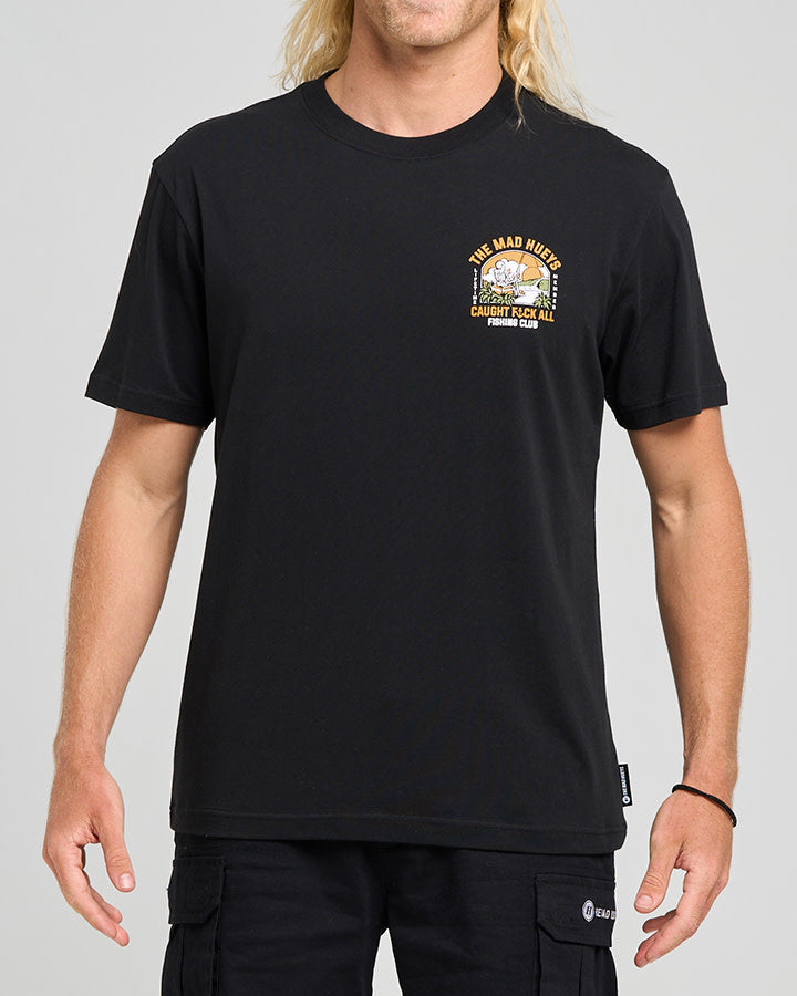 The Mad Hueys  Caught Fk All Island SS Tee - Black