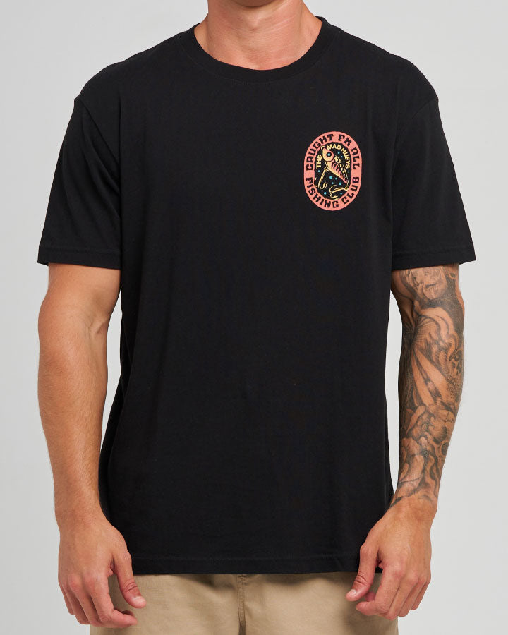 The Mad Hueys Caught FK Skull SS Tee - Black