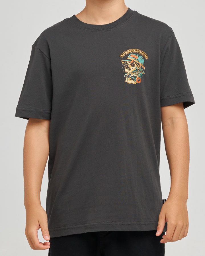 The Mad Hueys Caught Nothing Youth SS Tee - Vintage Black