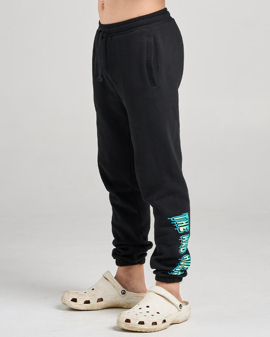 The Mad Hueys Codzilla Returns Youth Trackpant Black - Black