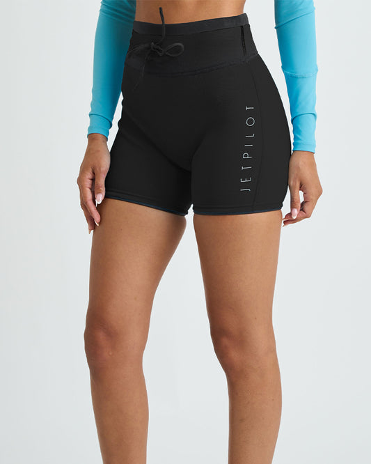 Jetpilot Corp 5" High Waisted Neoprene Wetsuit Short - Black