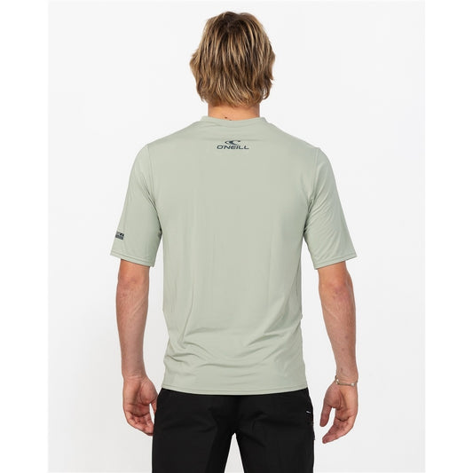 O'Neill Clean & Mean Short Sleeve Rash Tee - Seagrass