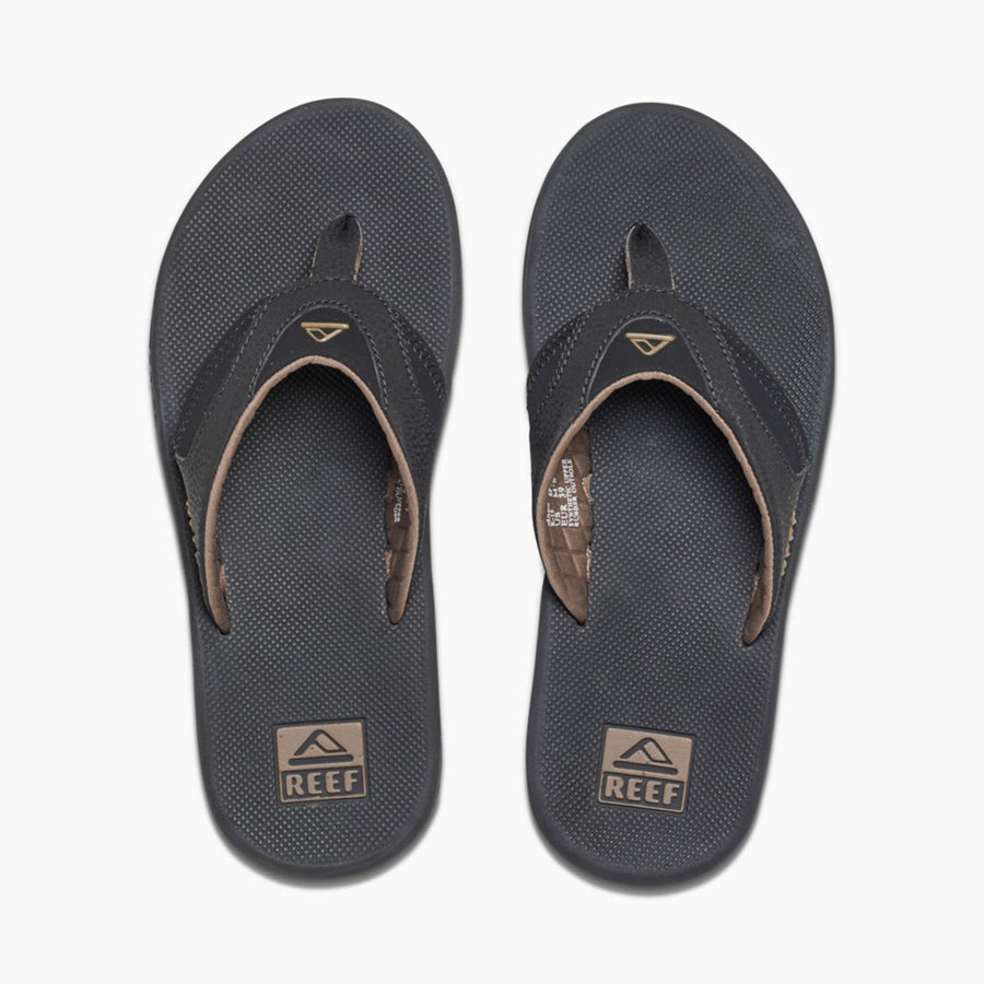 Reef Fanning Thong - Black / Brown