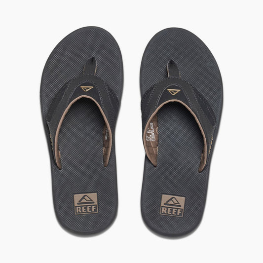 Reef Fanning Thong - Black / Brown