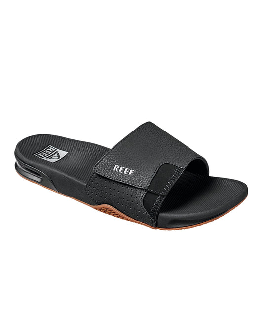 Reef Fanning Slide - Black / Silver