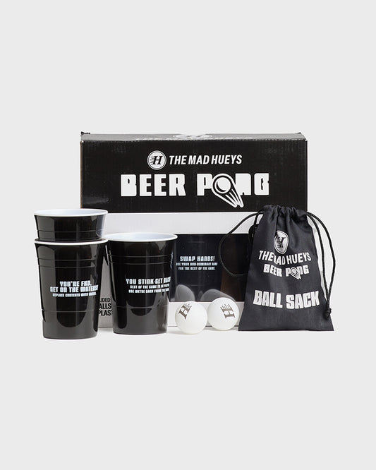 The Mad Hueys Hueys Beer Pong Set - Black
