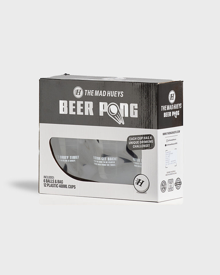 The Mad Hueys Hueys Beer Pong Set - Black