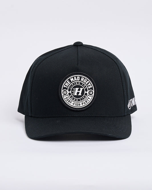 The Mad Hueys 'Hueys Good Life Twill Snapback - Black