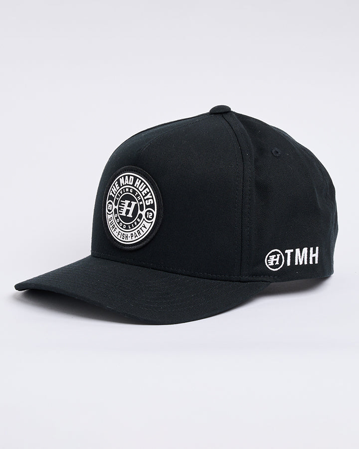 The Mad Hueys 'Hueys Good Life Twill Snapback - Black