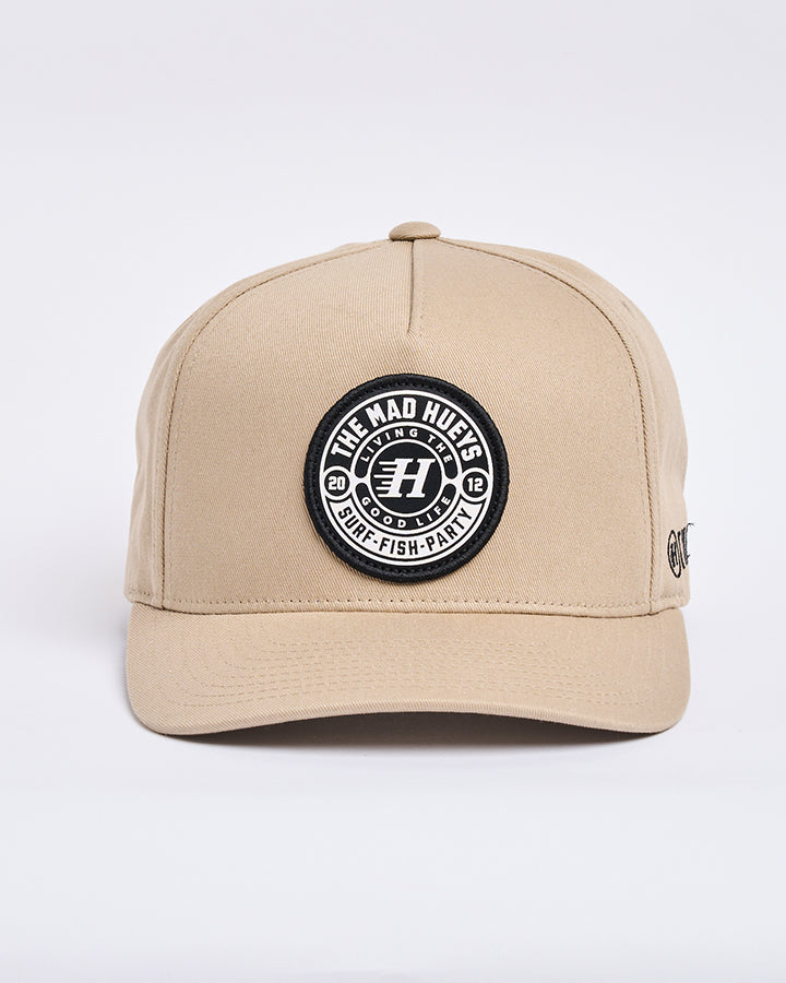 The Mad Hueys 'Hueys Good Life Twill Snapback - Tan