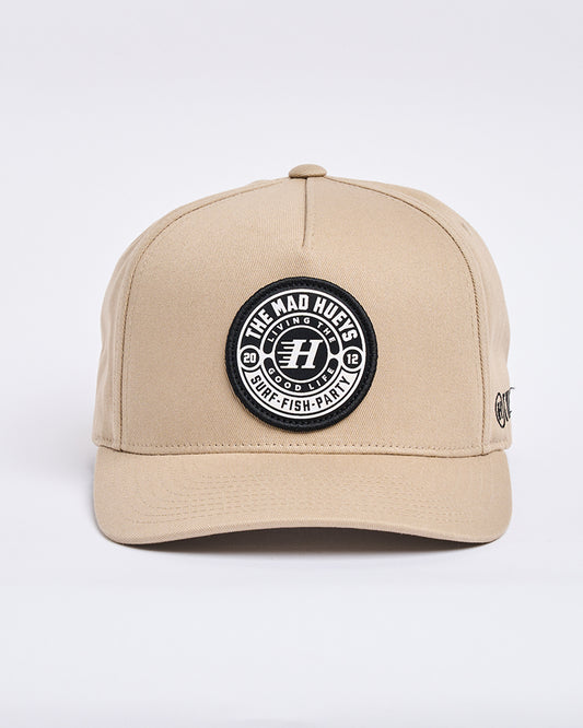 The Mad Hueys 'Hueys Good Life Twill Snapback - Tan