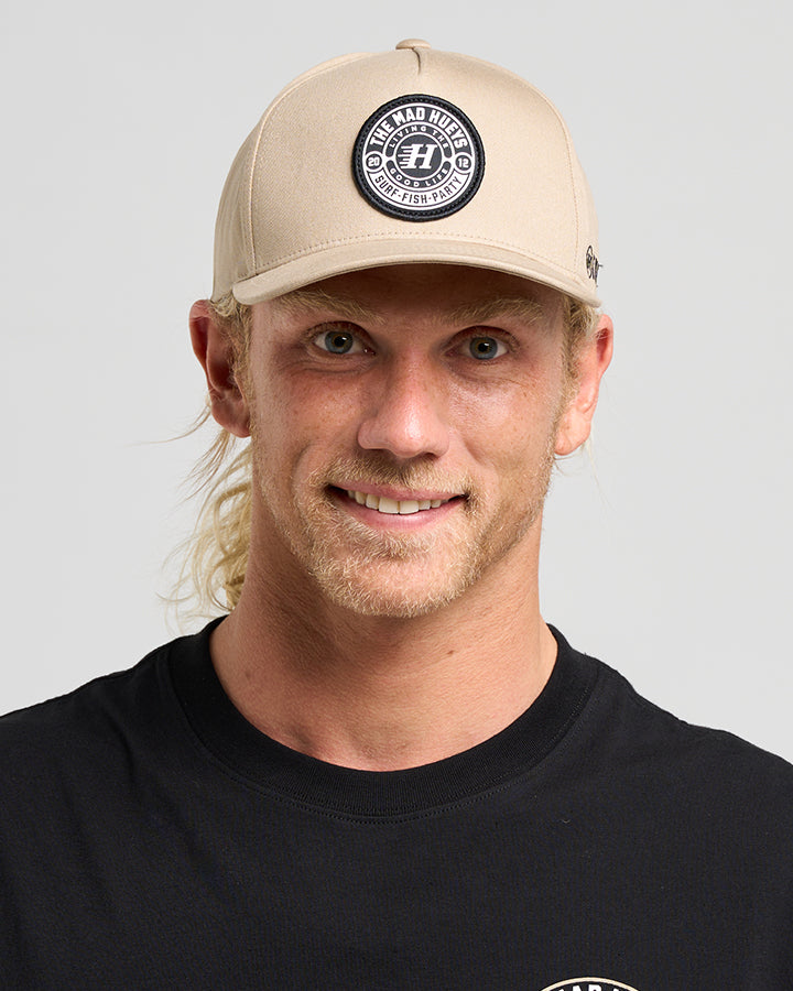 The Mad Hueys 'Hueys Good Life Twill Snapback - Tan