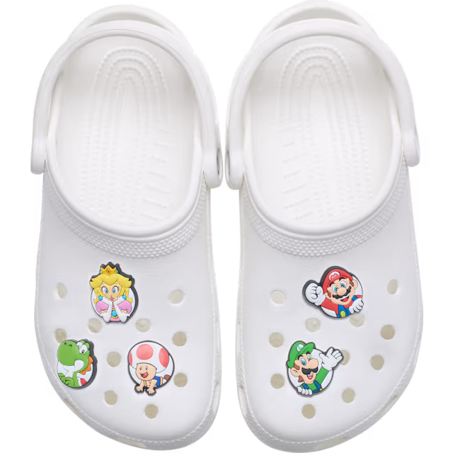 Crocs Jibbitz Charms 5 Pack - Super Mario Core