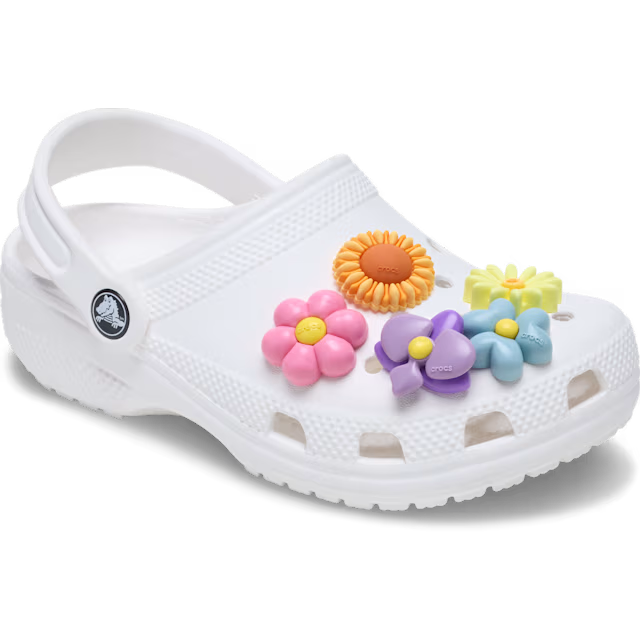 Crocs Jibbitz Charms 5 Pack - Puffy Flowers
