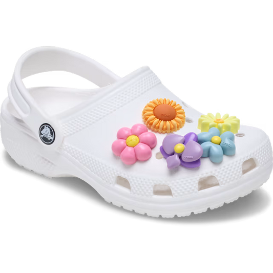 Crocs Jibbitz Charms 5 Pack - Puffy Flowers