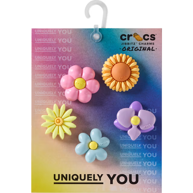 Crocs Jibbitz Charms 5 Pack - Puffy Flowers