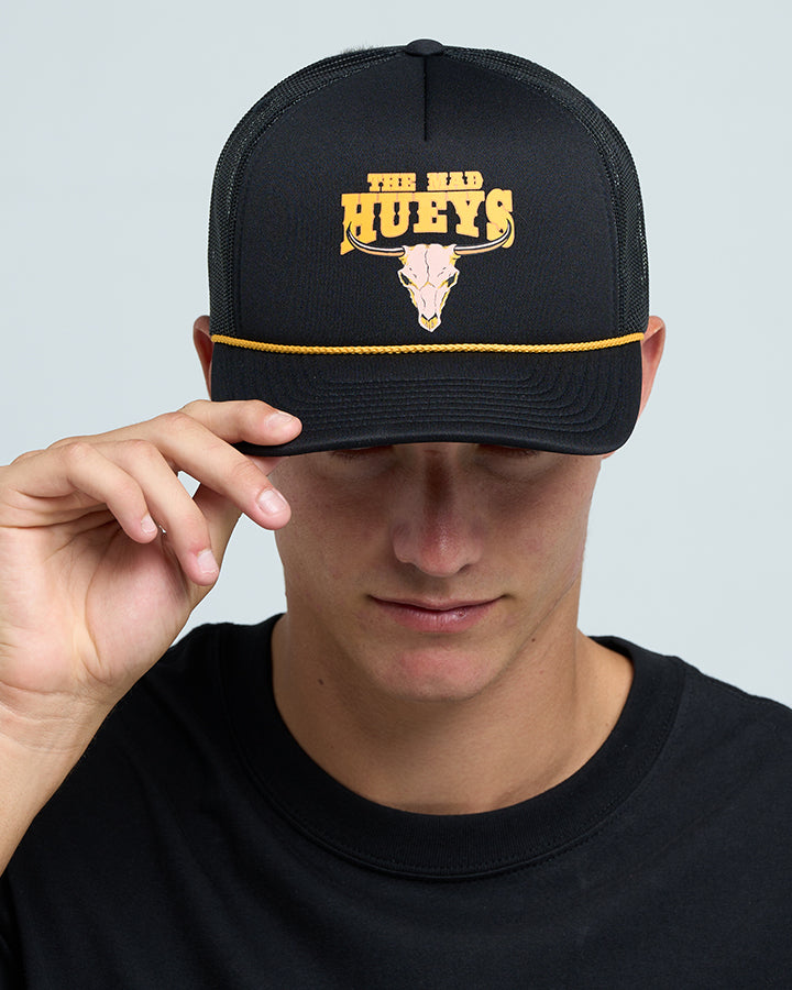 The Mad Hueys Keg Kelly Foam Trucker - Black