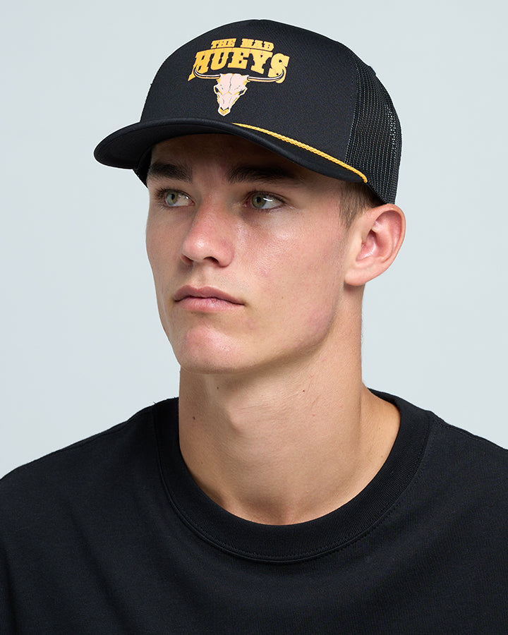 The Mad Hueys Keg Kelly Foam Trucker - Black